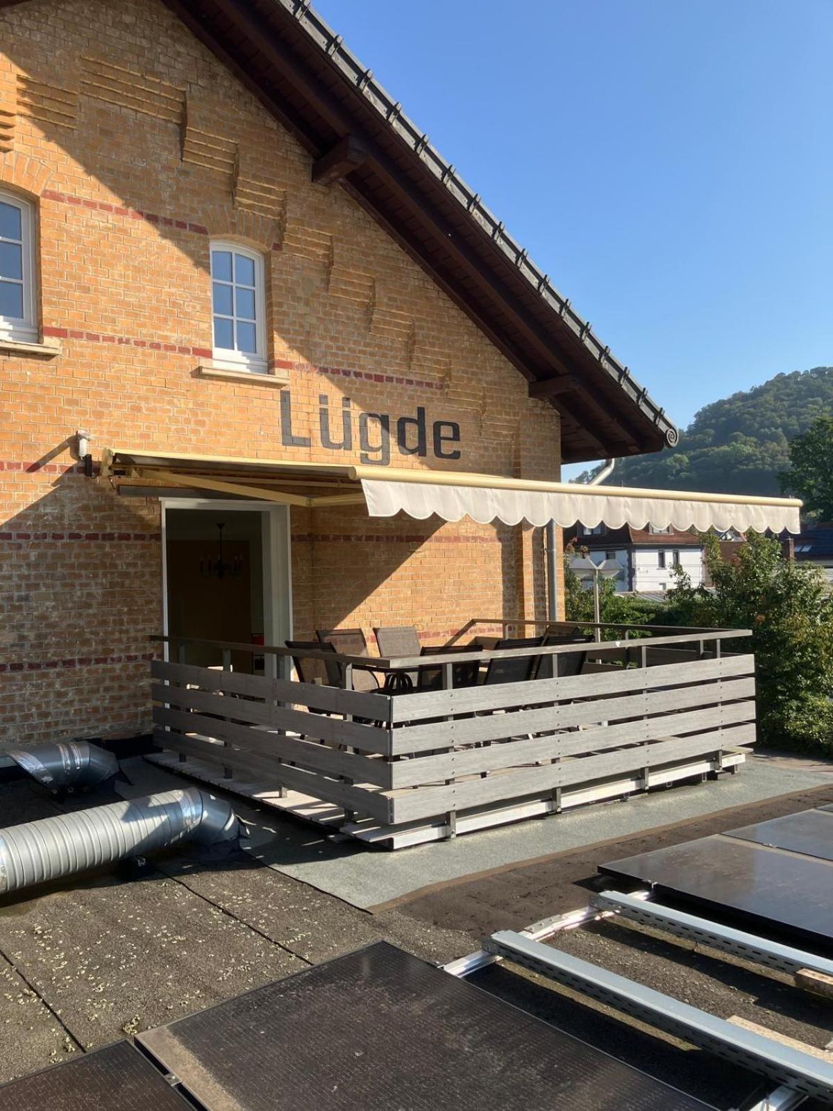 Ferienwohnung Im Bahnhof Luegde Eksteriør billede